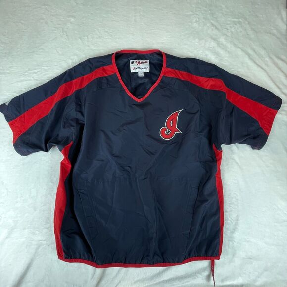Cleveland Guardians Jersey Mens XL Navy Authentic Majestic MLB Baseball Sports - Picture 1 of 5